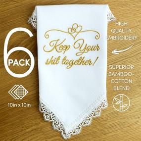 img 3 attached to 🎩 Stylish Wedding Handkerchiefs for Men - Ugly Crying Pink Accessories
