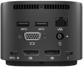 img 3 attached to 💻 Black HP Thunderbolt Dock 230W G2 with Combo Cable - 3TR87UT#ABA