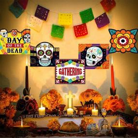 img 2 attached to Decoration Muertos Laminated Outdoor Mexican