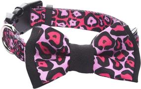 img 2 attached to Cutesy Pet Dog Collar: Adjustable Bow, 4 Designs & Sizes, Comfortable & Strong!