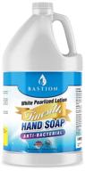 finesilk white pearlized lotion liquid hand soap: antibacterial/antimicrobial bulk refill jug. ph balanced ultra-strength, made in usa (gallon) logo