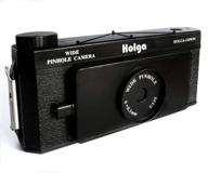 📷 holga 120 wpc black wide format film lomo camera: panoramic pinhole camera logo