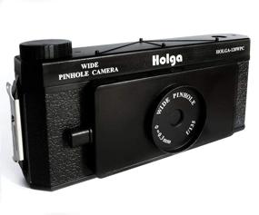 img 1 attached to 📷 Holga 120 WPC Черная камера широкого формата для пленки Lomo: Панорамная камера с игольным отверстием