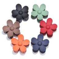 flower barrettes clamps colors medium logo