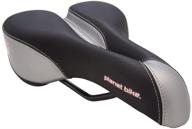 😌 ultimate comfort and support: planet bike a.r.s. classic men's bike seat in black & silver logo