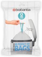 brabantia perfectfit liners litre white logo