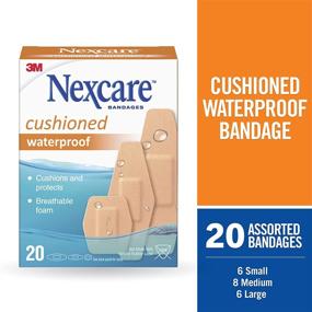 img 2 attached to 3M Nexcare Waterproof Cushioned Bandages