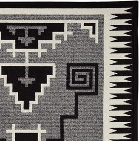 img 3 attached to 🐎 Pendleton Wool Saddle Blanket in Naskan Black/Ivory