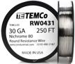 temco nichrome wire gauge resistance industrial electrical logo