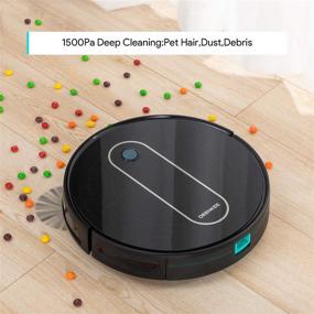 img 3 attached to Deenkee 1500PA Robot Vacuum: Powerful, Self-Charging Cleaner with 100 Mins Runtime and 6 Cleaning Modes