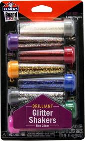 img 1 attached to Elmer's Board Mate Glitter Shakers: 8 Vibrant Colors in Flip-Top Shakers (E3066)