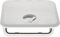 🛥️ seaflo marine boat deck access hatch & lid - 14.75" x 10.6", white - find the perfect size for easy access to your boat deck, 270mm x 375mm logo