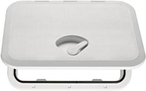 img 1 attached to 🛥️ SEAFLO Marine Boat Deck Access Hatch & Lid - 14.75" x 10.6", White - Find the Perfect Size for Easy Access to Your Boat Deck, 270mm x 375mm