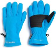 🧤 columbia fleece glove with compass, size x-large logo