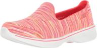 skechers performance women's go walk 4 merge walking shoe: empowering comfort and style logo