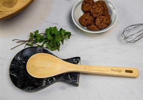 img 3 attached to 🔪 RADICALn Handmade Marble Black Spoon Rest Organizer - Utensil Keeper for Spatulas, Forks, Ladles - Stove Top Chef Kitchen Tool Spoon Holder