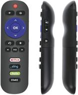 📺 replacement rc280 remote for tcl roku 4k smart tv: 43s425, 49s405, 55s405, 65s405, 55s517, 49s517, 43s517, 49s515, 43s515, 55s515, 65s515, 75s515, 55c807, 65c807, 75c807, 55p607, 55p605, series 4 and 5 logo