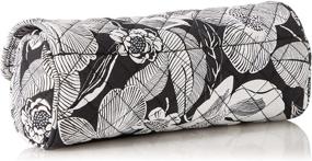 img 3 attached to Vera Bradley Women's Cotton on a Roll Makeup Brush & Pencil Case Cosmetic: Elegant Beauty Storage Solution