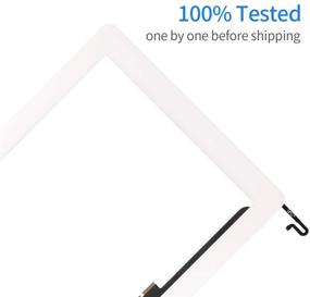 img 1 attached to 📱✨ iPad 4 4th Gen Screen Replacement | A1458 A1459 A1460 Digitizer Glass Panel with Home Button Repair Parts | Free Tempered Glass & Tools Kits