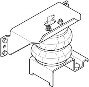 img 1 attached to 🚗 Усиление вашей поездки: Огнестойкие воздушные пружины Firestone W217602170 - Комплект задних пружин обеспечивает идеальный комфорт и стабильность