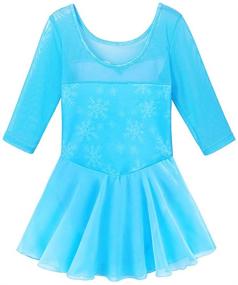 img 3 attached to 👧 BAOHULU Cerulean Girls' Cosplay Dancewear for Active Toddlers