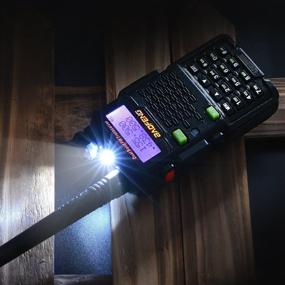 img 1 attached to 📻 BAOFENG UV-5R5 Двухдиапазонная радиостанция с двумя направлениями передачи - 5 Вт (144-148 МГц VHF и 420-450 МГц UHF) Комплект с расширенной батареей (черный)