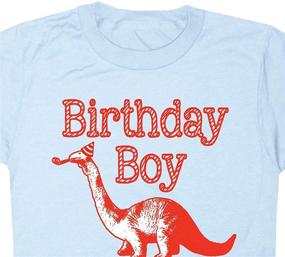 img 1 attached to Happy Family Clothing Dinosaur Birthday Boys' Clothing in Tops, Tees & Shirts