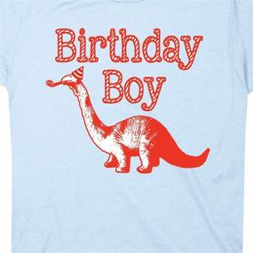 img 3 attached to Happy Family Clothing Dinosaur Birthday Boys' Clothing in Tops, Tees & Shirts