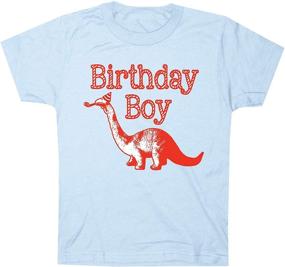 img 4 attached to Happy Family Clothing Dinosaur Birthday Boys' Clothing in Tops, Tees & Shirts