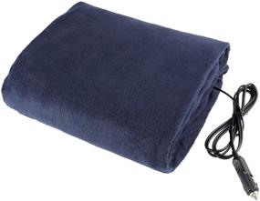 img 4 attached to Stay Warm at Tailgating Emergencies with Stalwart BLUE Electric Blanket