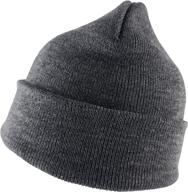 🧢 bruceriver classic slouchy elasticity beanie cap knit hats: unisex comfort & style logo