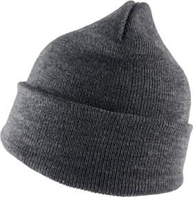 img 4 attached to 🧢 BRUCERIVER Classic Slouchy Elasticity Beanie Cap Knit Hats: Unisex Comfort & Style