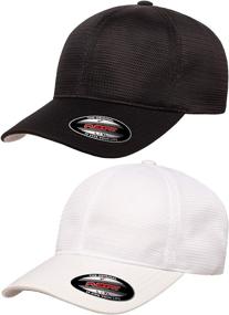 img 1 attached to 🧢 360 Omnimesh Flexfit Cap for Men