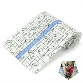 img 4 attached to 🩹 Tattoo Aftercare Bandage Roll 6"x 2 Yard - Waterproof Transparent Film for Optimal Tattoo Healing and Skin Repair - Adhesive Tattoo Supply Wrap