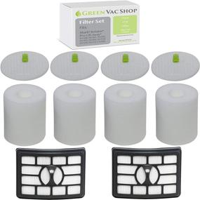 img 4 attached to 🔍 High-Quality Replacement Filter Set for GreenVacShop 4+2 Pack Shark Rotator Professional Lift-Away NV500, NV501, NV502, NV503, NV505, NV510, NV520, NV552, UV560 – 4 Foam, 4 Felt, 2 HEPA Filters: XFF500 XHF500