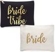 bride tribe makeup bridesmaid gifts logo