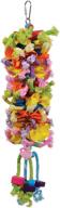 🐦 multicolor club bird toy - prevue pet products calypso creations 62606 logo