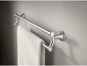 img 2 attached to 🚰 Delta Faucet 41419 Transitional Towel Bar / Assist Bar: 24 Inch, Polished Chrome - Ultimate Combination of Style and Functionality