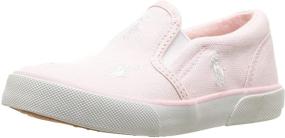 img 4 attached to Polo Ralph Lauren Harbour Sneaker Apparel & Accessories Baby Girls