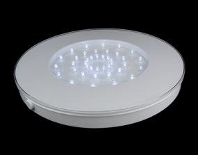 img 2 attached to 🔆 Fortune Products LB-W10 White LED Light Base with Super Bright 40 LEDs, 10 1/4" Diameter, 1" Height