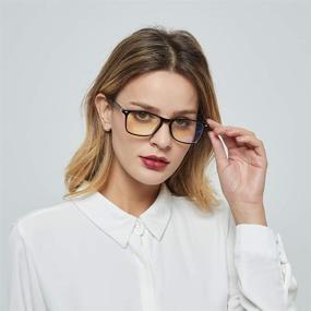 img 2 attached to 👓 Enhanced Reading Experience: Blue Light Blocking Computer Reading Glasses for Men and Women