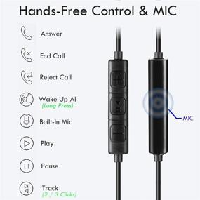 img 1 attached to 🎧 [Upgrade] USB C Earbuds with Mic for Google Pixel, OnePlus, Samsung, Type C Earphones for iPad Pro, MacBook and Other Type-C Devices, Noise Isolation & Deep Bass, CGS-W1