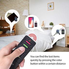 img 1 attached to 🔍 Enhanced Key Finder with Lanyard, Simjar Wireless RF Item Locator Tracker for Remote Control, 1 RF Transmitter and 5 Receivers - Pet/Wallet/Phone/Glasses Tracker