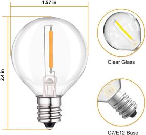 img 1 attached to 🏡 Indoor & Outdoor Lightbulb Replacements for Your Bedroom and Patio