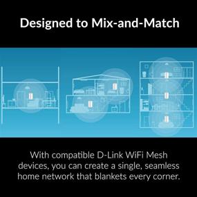 img 2 attached to 🔒 D-Link DIR-LX1870: Advanced AX1800 WiFi 6 Router with Scalable Mesh, Gigabit Speeds, and Voice Control Compatibility