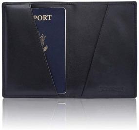 img 4 attached to 🔒 Silent Pocket RFID Blocking Leather Passport