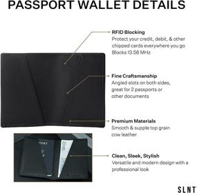 img 2 attached to 🔒 Silent Pocket RFID Blocking Leather Passport