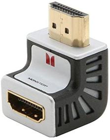 img 1 attached to 🔌 Усовершенствованный правый угловой адаптер HDMI от Monster