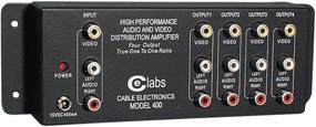 img 1 attached to 🔌 Cable Electronics Labs AV 400 Prograde Composite A/V Distribution Amplifiers: Enhance Your Audio/Video Distribution Efficiency