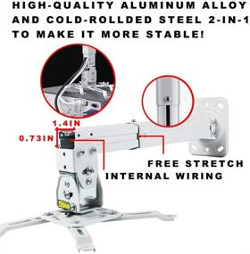 img 4 attached to Projector Universal Extendable 11 4 15 3In Adjustable